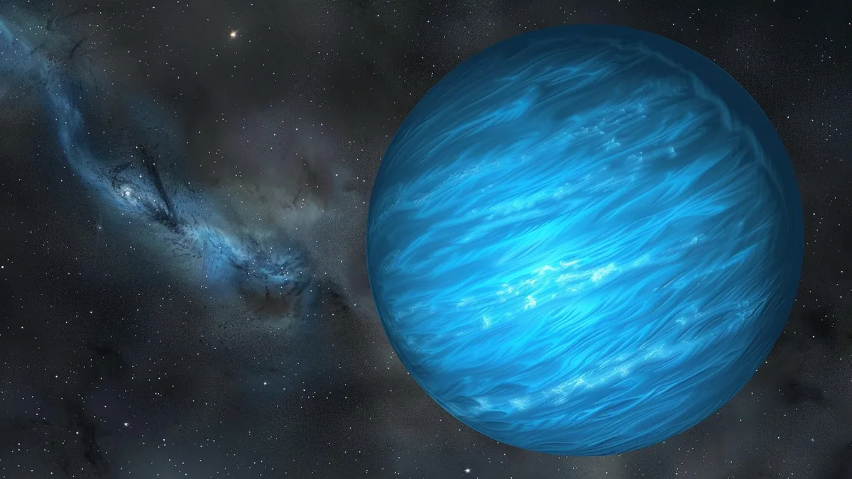 career change at 40: Uranus planet in space illustration
